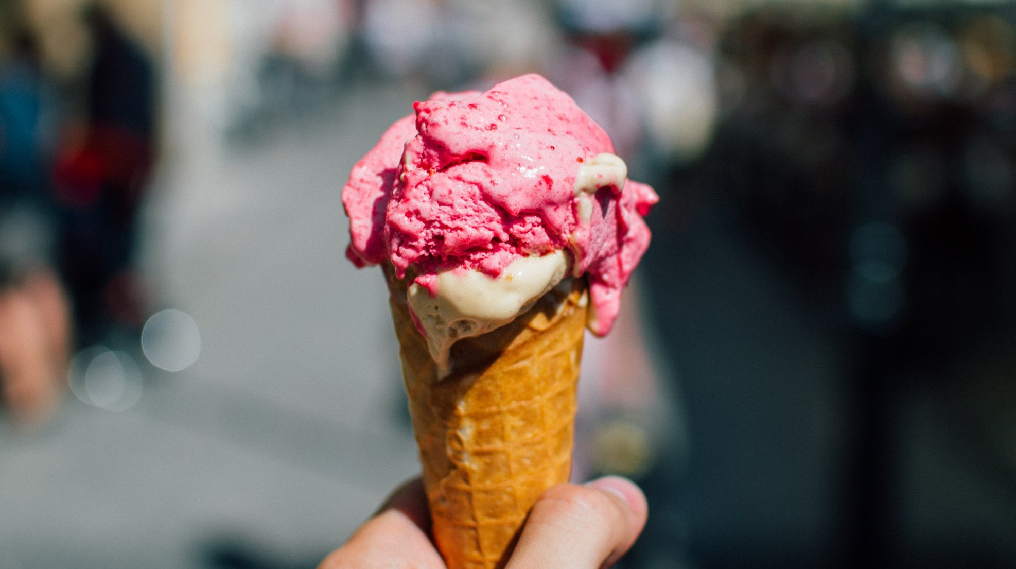 hand holding icecream